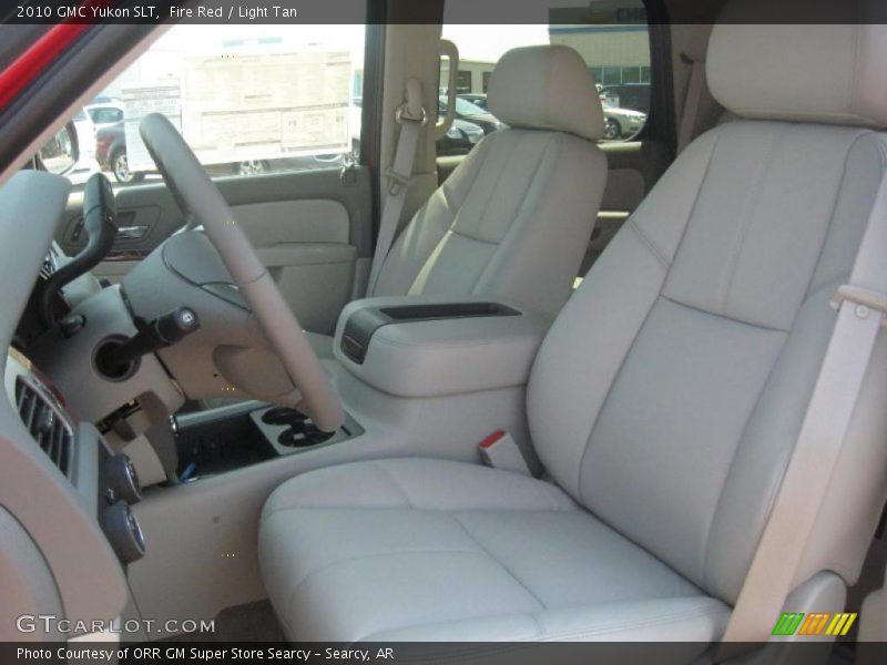 Fire Red / Light Tan 2010 GMC Yukon SLT