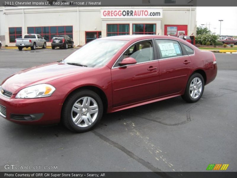 Red Jewel Tintcoat / Neutral 2011 Chevrolet Impala LT