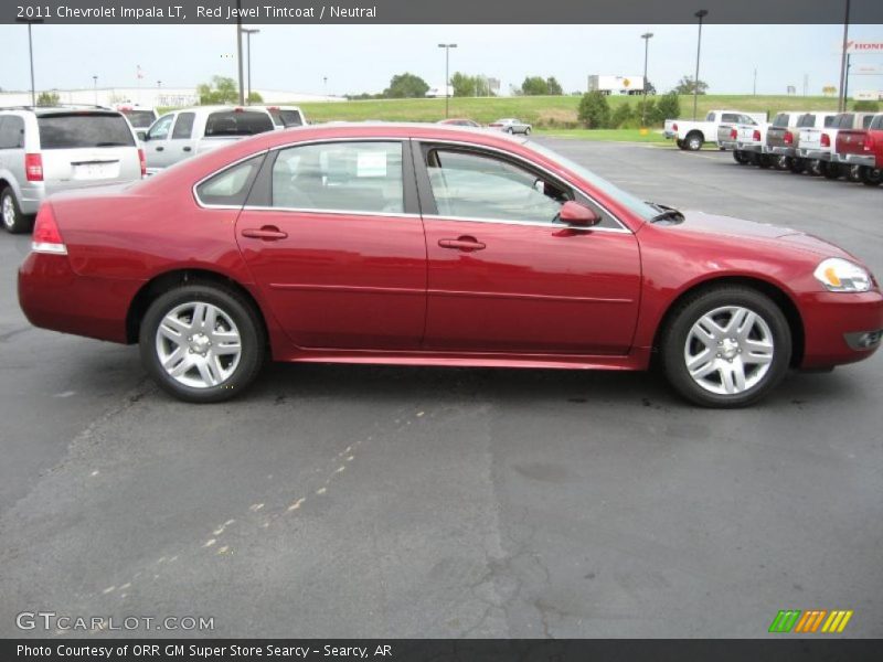 Red Jewel Tintcoat / Neutral 2011 Chevrolet Impala LT