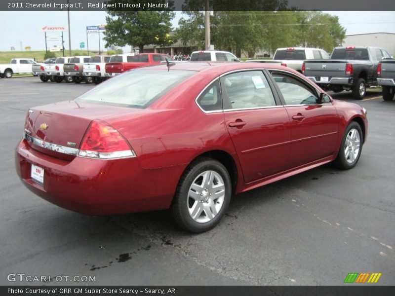 Red Jewel Tintcoat / Neutral 2011 Chevrolet Impala LT