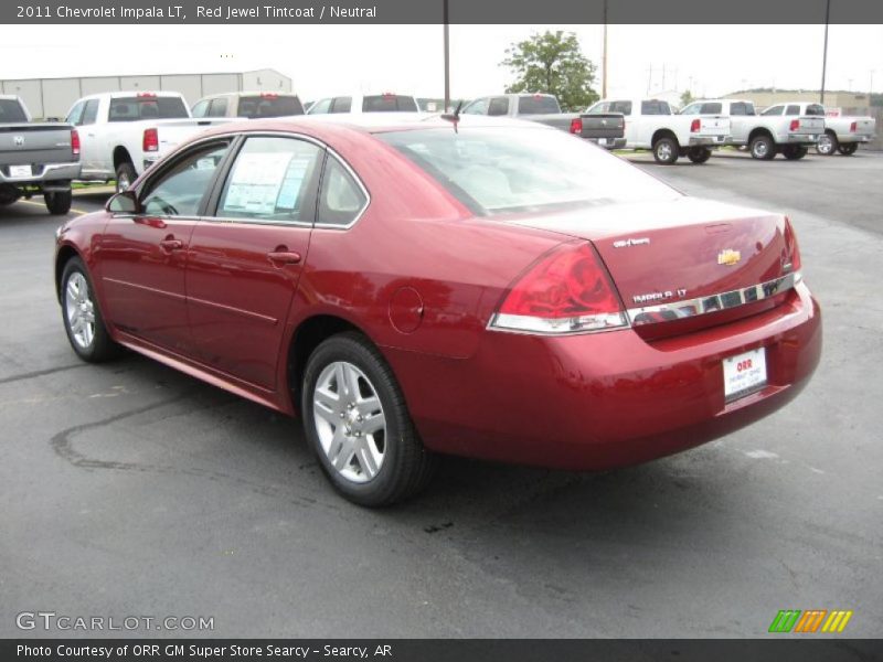 Red Jewel Tintcoat / Neutral 2011 Chevrolet Impala LT