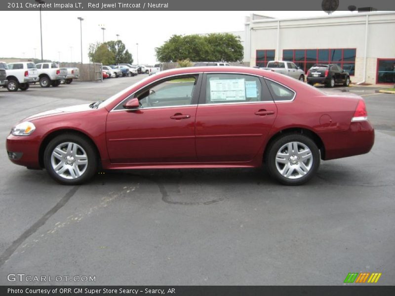 Red Jewel Tintcoat / Neutral 2011 Chevrolet Impala LT