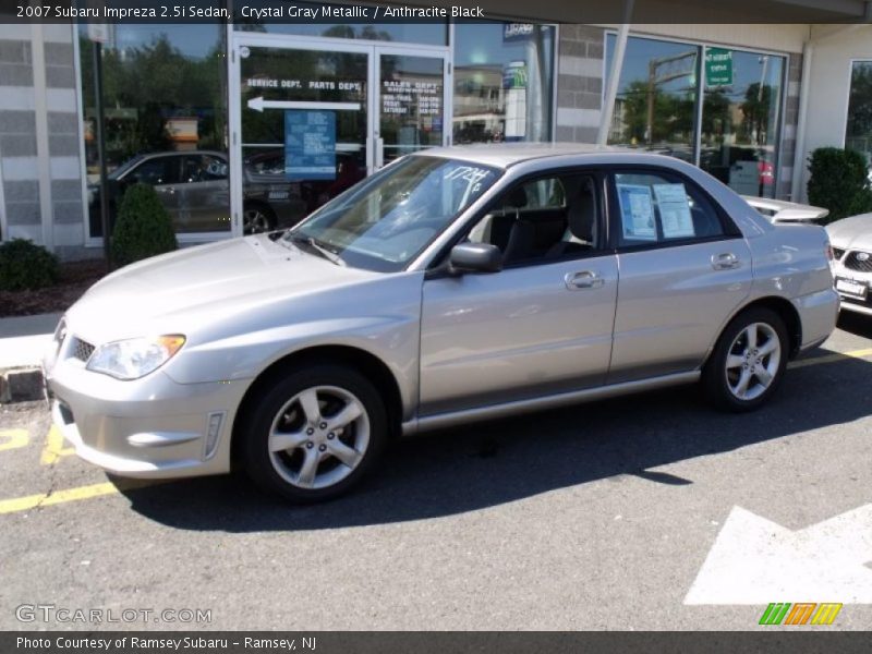 Crystal Gray Metallic / Anthracite Black 2007 Subaru Impreza 2.5i Sedan