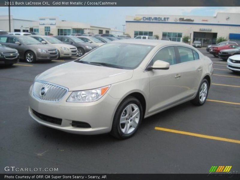 Gold Mist Metallic / Cocoa/Cashmere 2011 Buick LaCrosse CXL