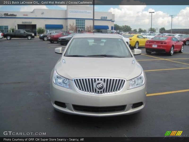 Gold Mist Metallic / Cocoa/Cashmere 2011 Buick LaCrosse CXL