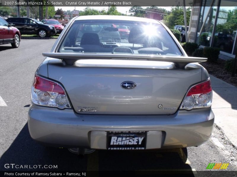 Crystal Gray Metallic / Anthracite Black 2007 Subaru Impreza 2.5i Sedan