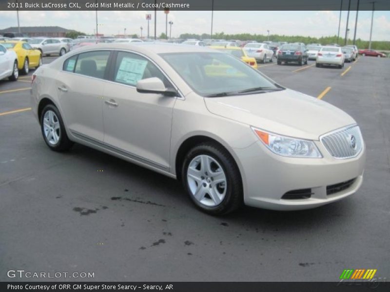 Gold Mist Metallic / Cocoa/Cashmere 2011 Buick LaCrosse CXL