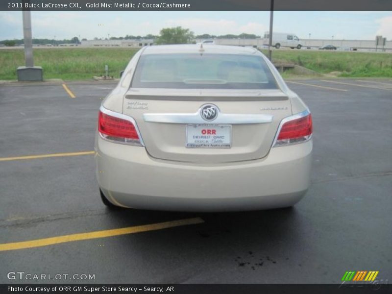 Gold Mist Metallic / Cocoa/Cashmere 2011 Buick LaCrosse CXL