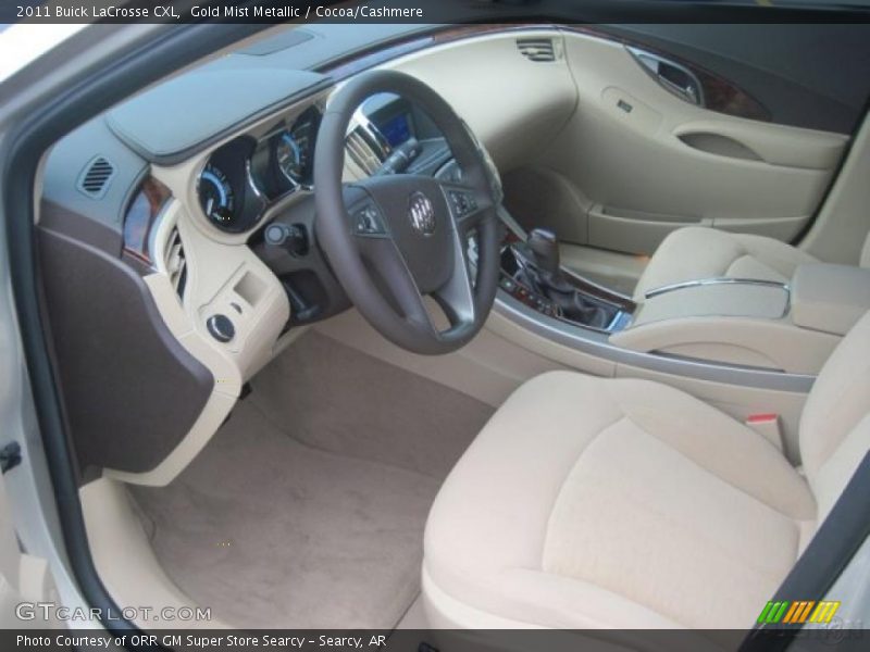 Gold Mist Metallic / Cocoa/Cashmere 2011 Buick LaCrosse CXL
