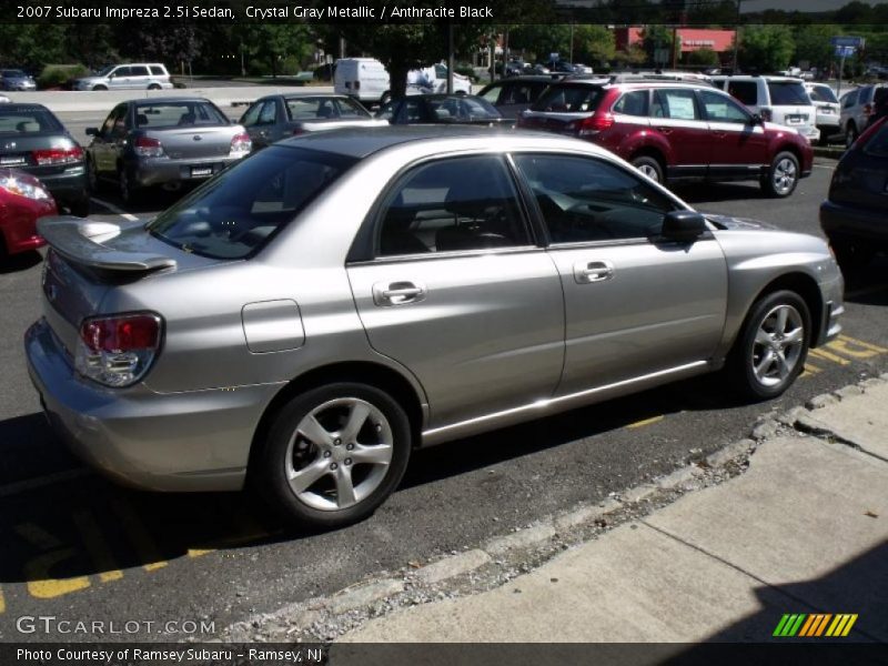 Crystal Gray Metallic / Anthracite Black 2007 Subaru Impreza 2.5i Sedan