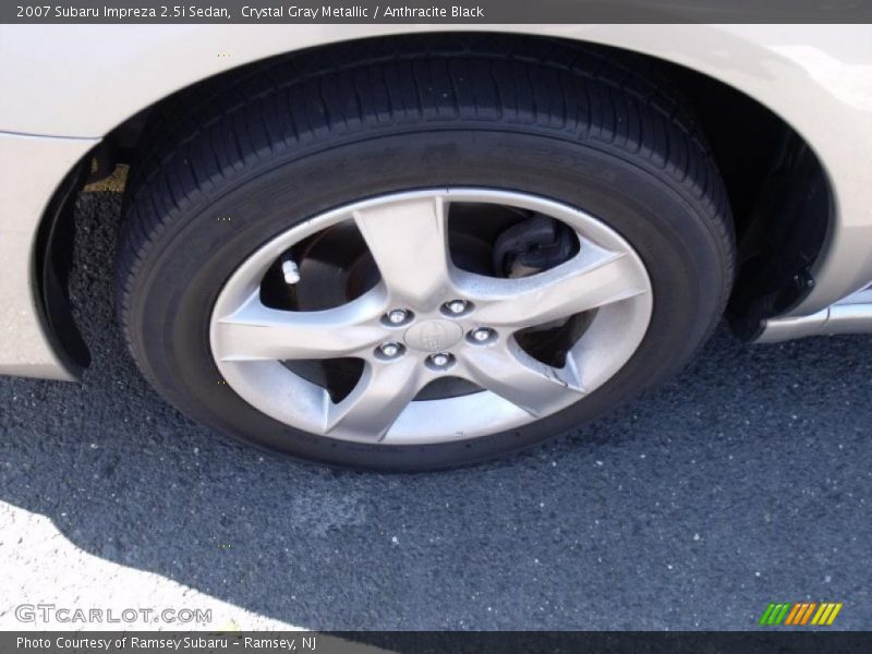 Crystal Gray Metallic / Anthracite Black 2007 Subaru Impreza 2.5i Sedan