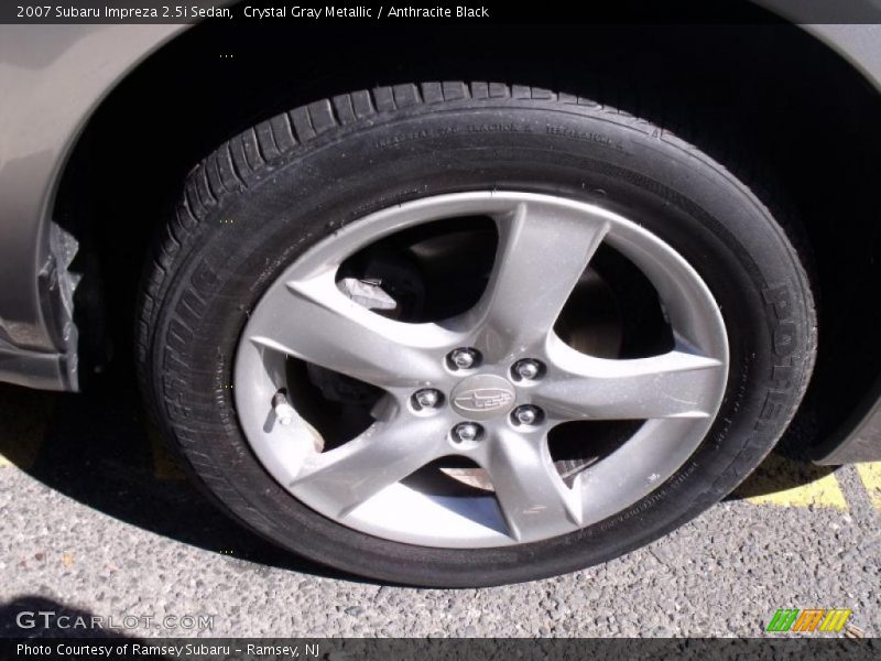 Crystal Gray Metallic / Anthracite Black 2007 Subaru Impreza 2.5i Sedan