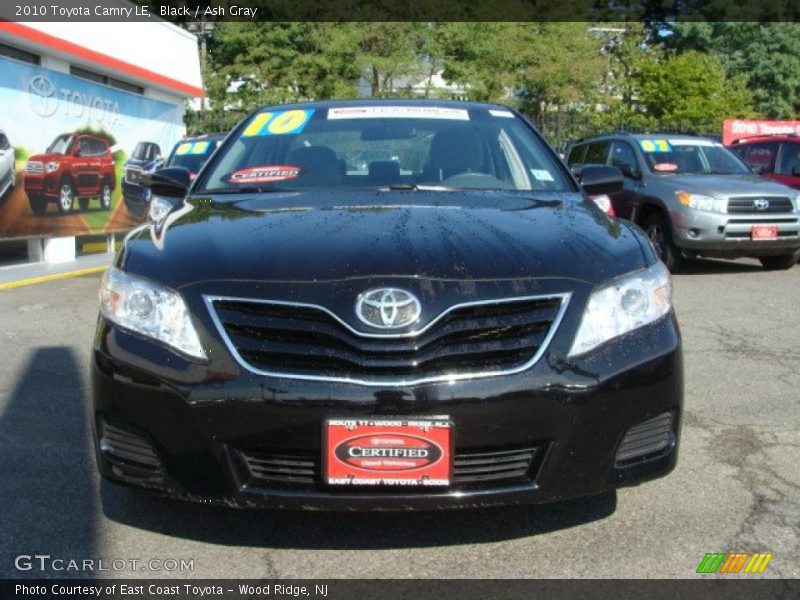 Black / Ash Gray 2010 Toyota Camry LE