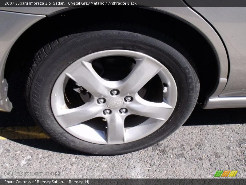 Crystal Gray Metallic / Anthracite Black 2007 Subaru Impreza 2.5i Sedan