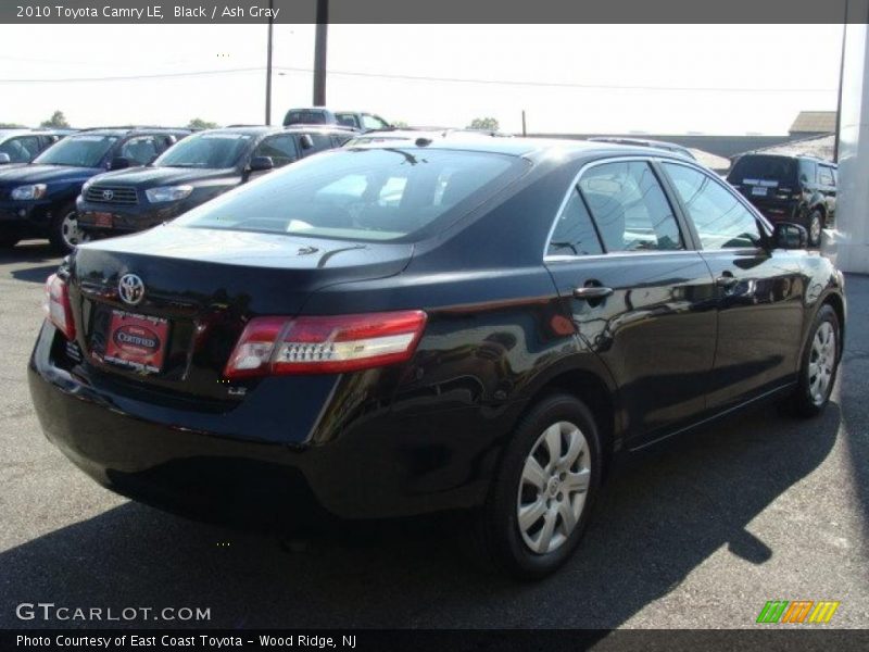 Black / Ash Gray 2010 Toyota Camry LE