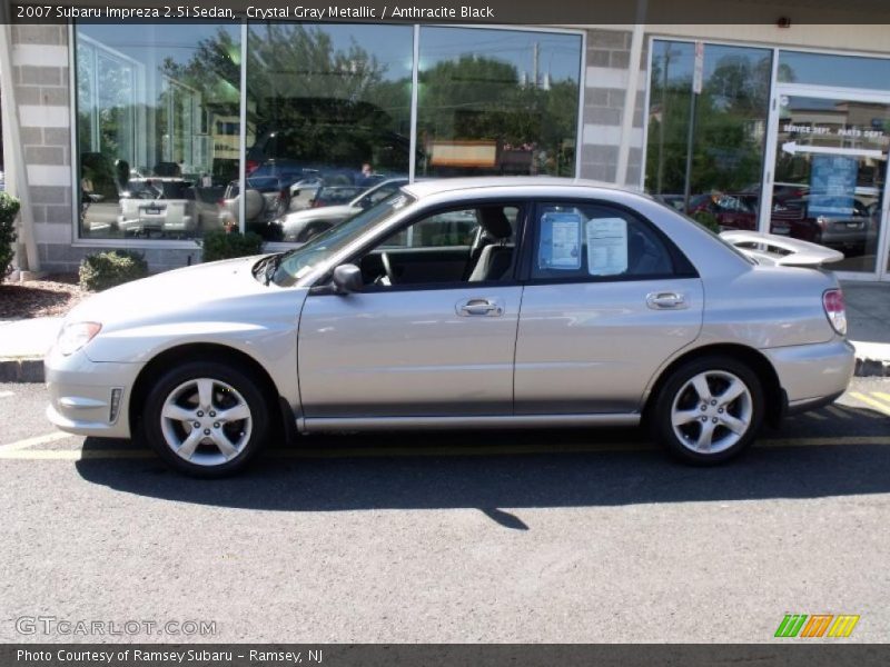 Crystal Gray Metallic / Anthracite Black 2007 Subaru Impreza 2.5i Sedan