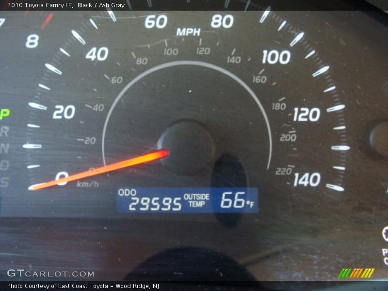 Black / Ash Gray 2010 Toyota Camry LE