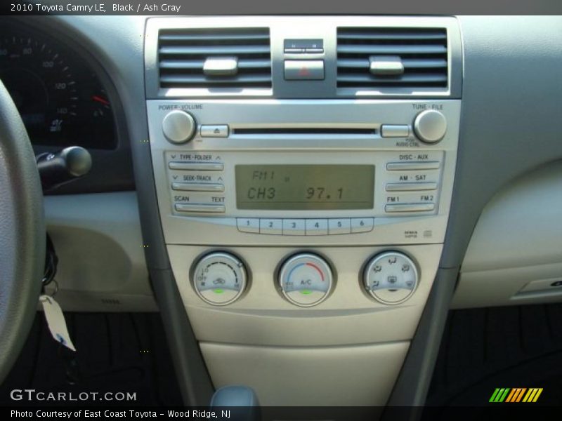 Black / Ash Gray 2010 Toyota Camry LE