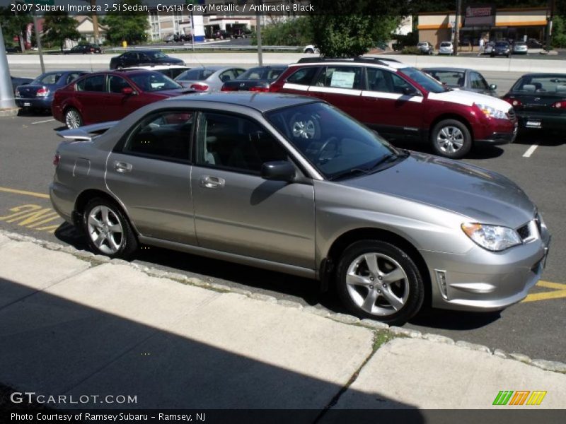 Crystal Gray Metallic / Anthracite Black 2007 Subaru Impreza 2.5i Sedan