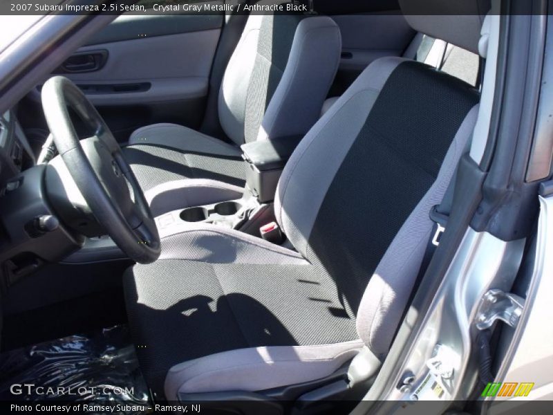 Crystal Gray Metallic / Anthracite Black 2007 Subaru Impreza 2.5i Sedan
