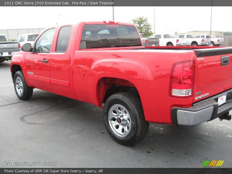 Fire Red / Dark Titanium 2011 GMC Sierra 1500 Extended Cab