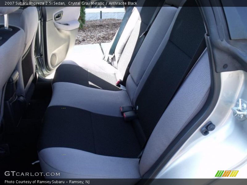 Crystal Gray Metallic / Anthracite Black 2007 Subaru Impreza 2.5i Sedan