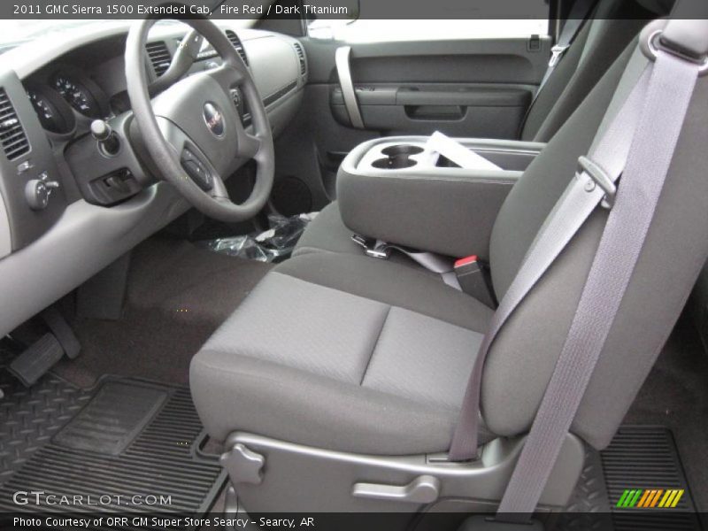 Fire Red / Dark Titanium 2011 GMC Sierra 1500 Extended Cab