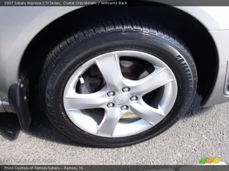 Crystal Gray Metallic / Anthracite Black 2007 Subaru Impreza 2.5i Sedan