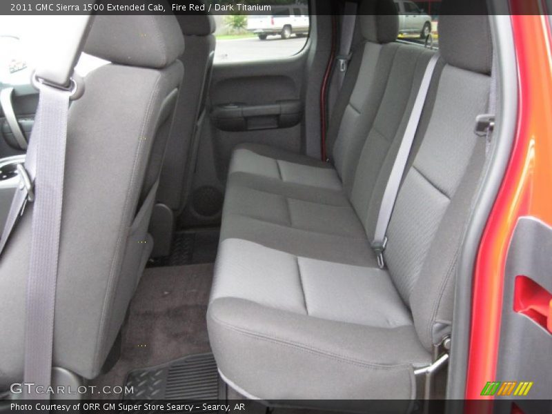 Fire Red / Dark Titanium 2011 GMC Sierra 1500 Extended Cab