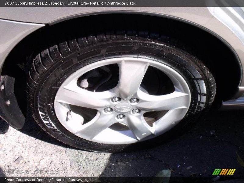 Crystal Gray Metallic / Anthracite Black 2007 Subaru Impreza 2.5i Sedan