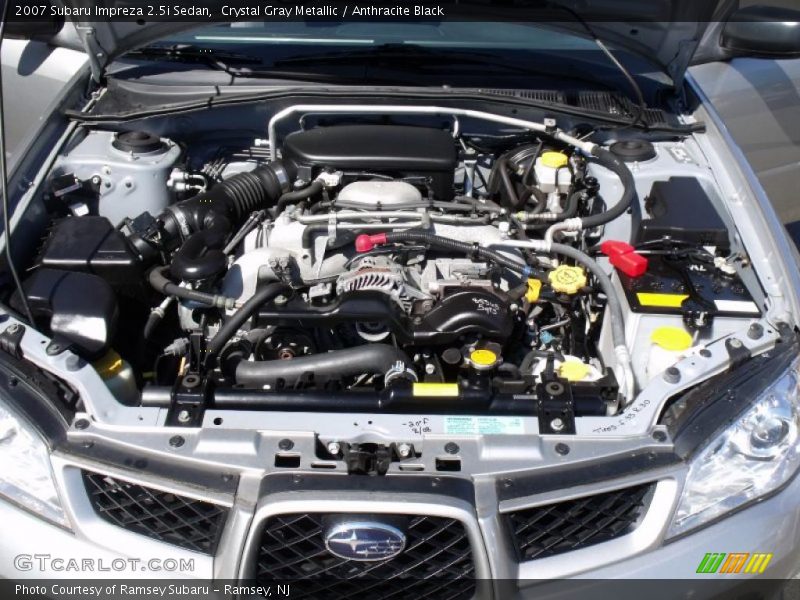Crystal Gray Metallic / Anthracite Black 2007 Subaru Impreza 2.5i Sedan
