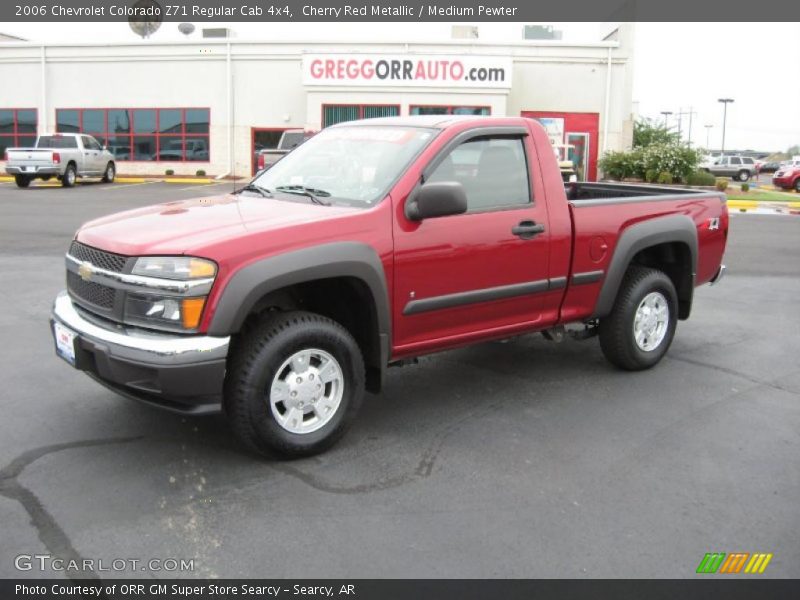 Cherry Red Metallic / Medium Pewter 2006 Chevrolet Colorado Z71 Regular Cab 4x4