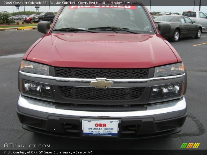 Cherry Red Metallic / Medium Pewter 2006 Chevrolet Colorado Z71 Regular Cab 4x4