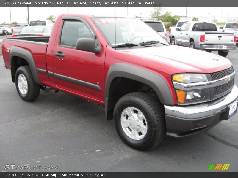 Cherry Red Metallic / Medium Pewter 2006 Chevrolet Colorado Z71 Regular Cab 4x4