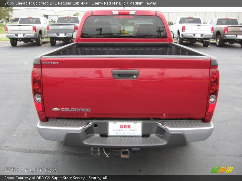Cherry Red Metallic / Medium Pewter 2006 Chevrolet Colorado Z71 Regular Cab 4x4