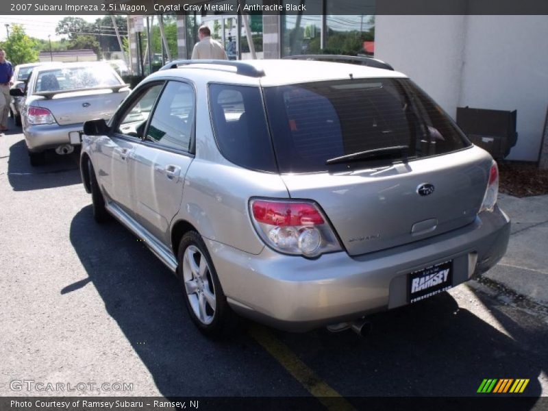 Crystal Gray Metallic / Anthracite Black 2007 Subaru Impreza 2.5i Wagon