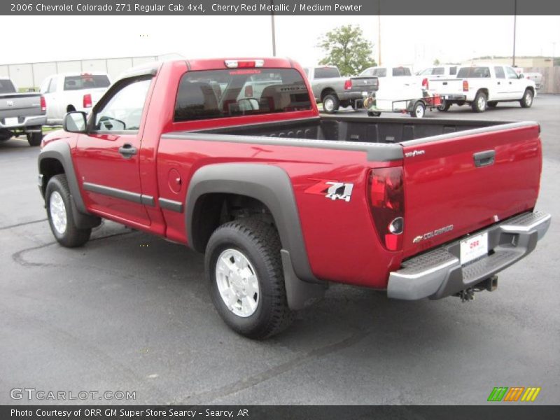 Cherry Red Metallic / Medium Pewter 2006 Chevrolet Colorado Z71 Regular Cab 4x4