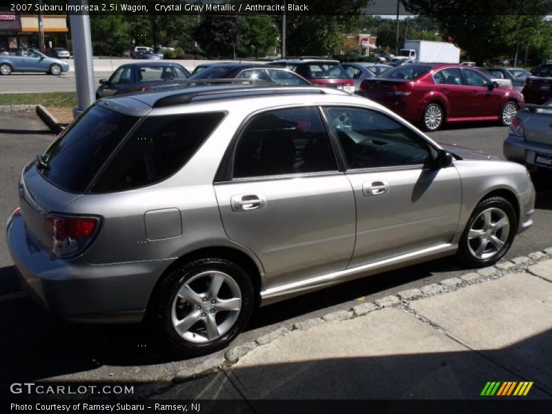 Crystal Gray Metallic / Anthracite Black 2007 Subaru Impreza 2.5i Wagon