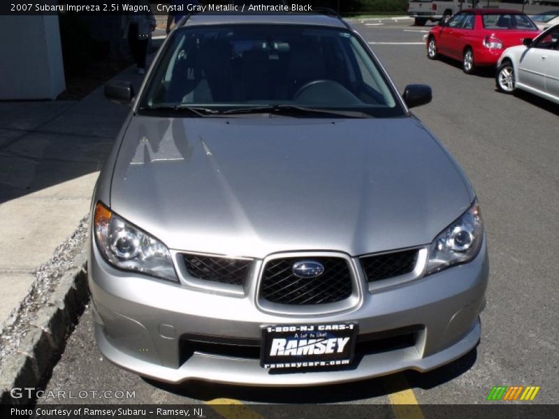 Crystal Gray Metallic / Anthracite Black 2007 Subaru Impreza 2.5i Wagon