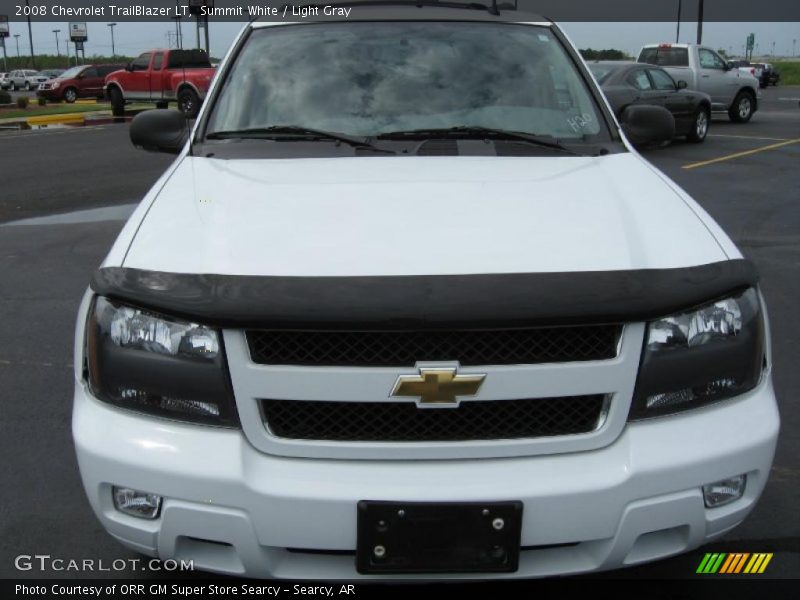 Summit White / Light Gray 2008 Chevrolet TrailBlazer LT