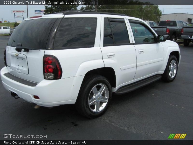 Summit White / Light Gray 2008 Chevrolet TrailBlazer LT