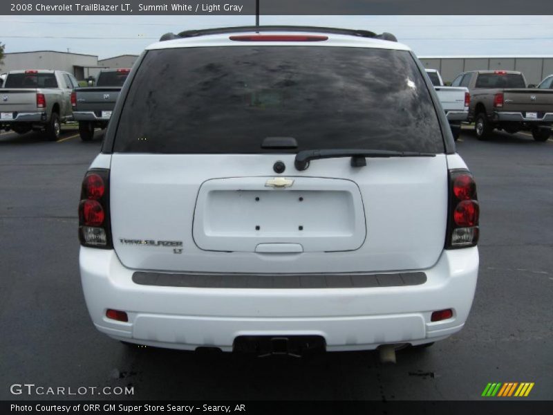 Summit White / Light Gray 2008 Chevrolet TrailBlazer LT