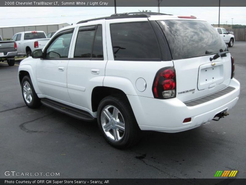 Summit White / Light Gray 2008 Chevrolet TrailBlazer LT