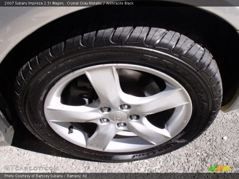 Crystal Gray Metallic / Anthracite Black 2007 Subaru Impreza 2.5i Wagon