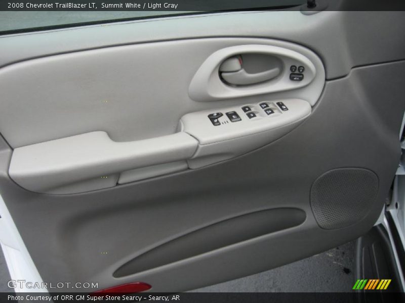 Summit White / Light Gray 2008 Chevrolet TrailBlazer LT
