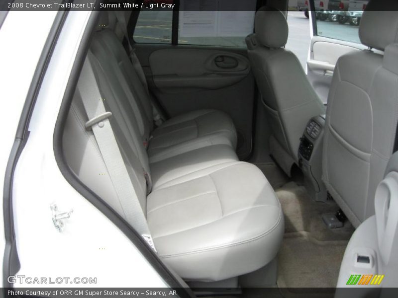 Summit White / Light Gray 2008 Chevrolet TrailBlazer LT