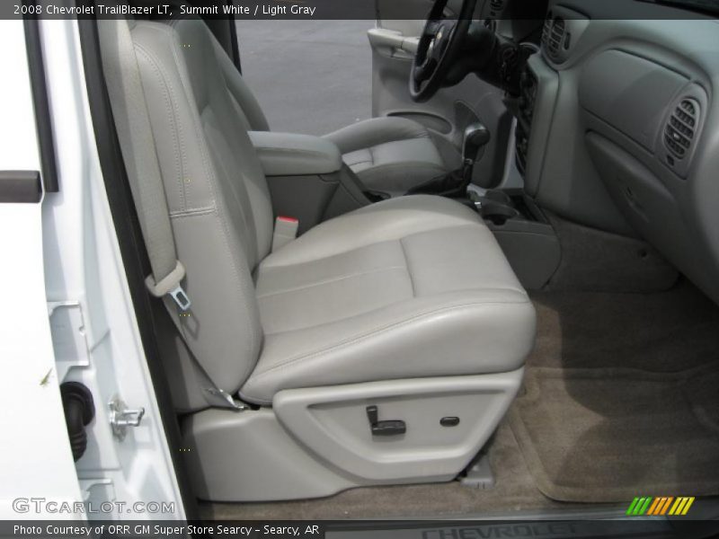 Summit White / Light Gray 2008 Chevrolet TrailBlazer LT