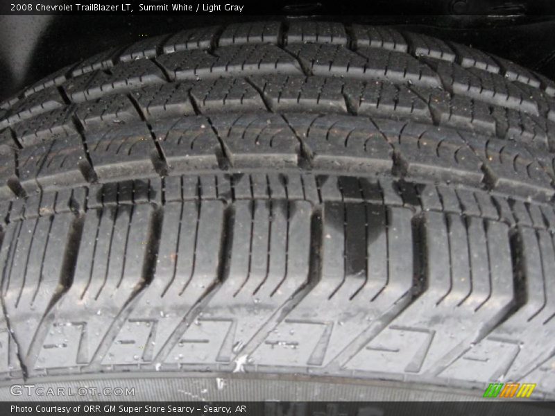 Summit White / Light Gray 2008 Chevrolet TrailBlazer LT