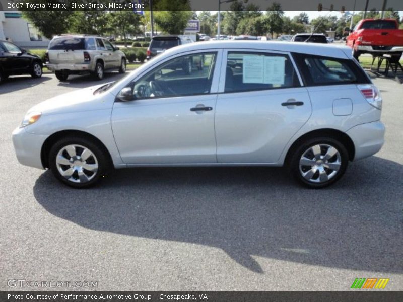 Silver Streak Mica / Stone 2007 Toyota Matrix