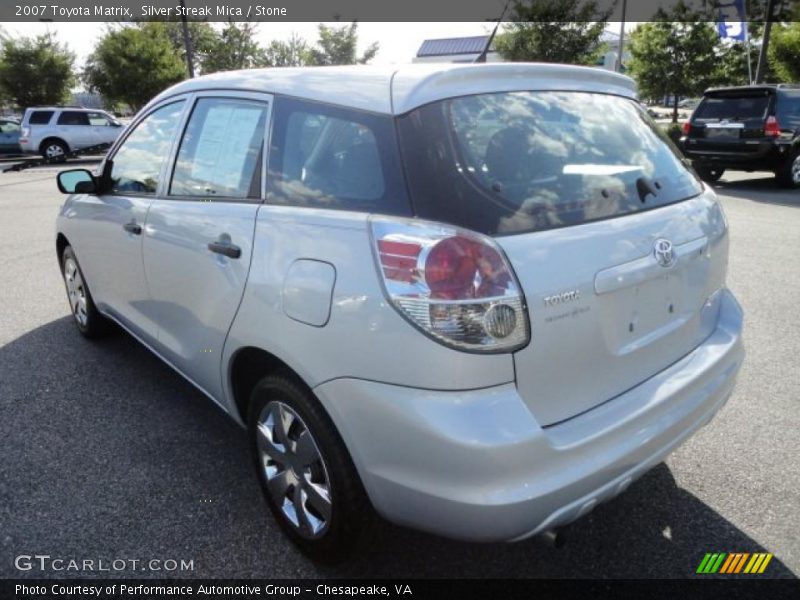 Silver Streak Mica / Stone 2007 Toyota Matrix